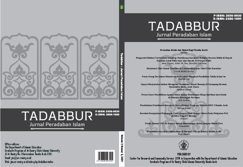 					View Vol. 7 No. 2 (2025): Tadabbur: Jurnal Peradaban Islam
				